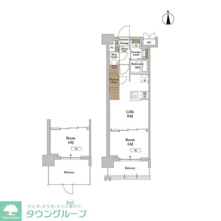 RJRプレシア蒲田の物件間取画像